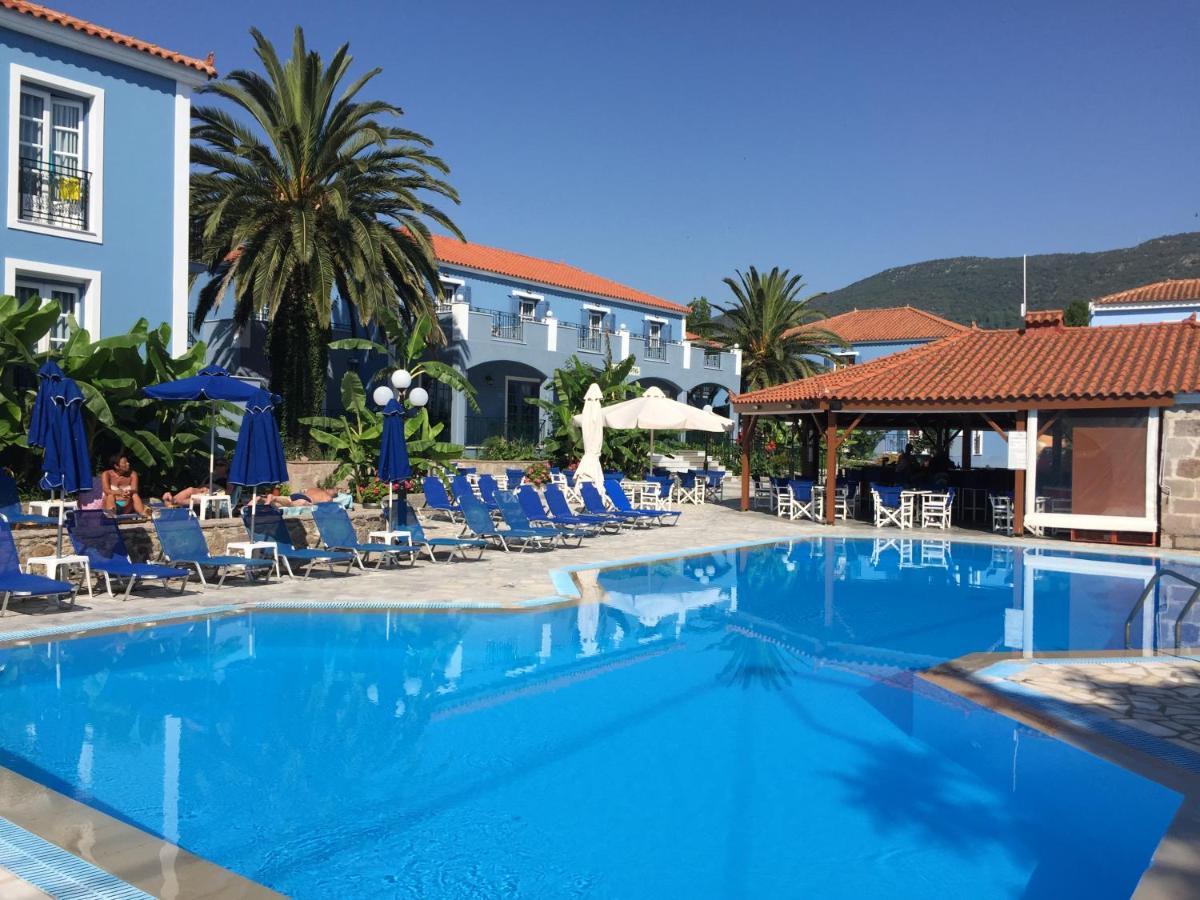 Blue Sky Hotel - Petra - Lesvos - Greece Ngoại thất bức ảnh
